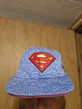 Superman Flatbrim Snap Back Cap